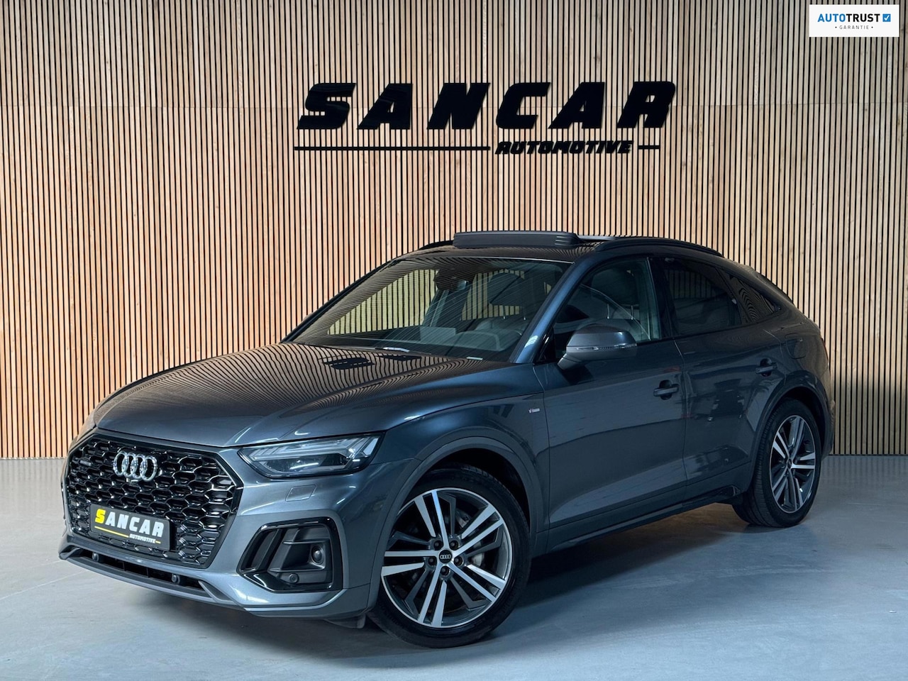 Audi Q5 Sportback - 55 TFSI e S-Line PANO|LUCHTVERING|TREKHAAK|AMBIENT|MATRIX|CRUISE|KEYLESS|OPTIK ZWART| - AutoWereld.nl