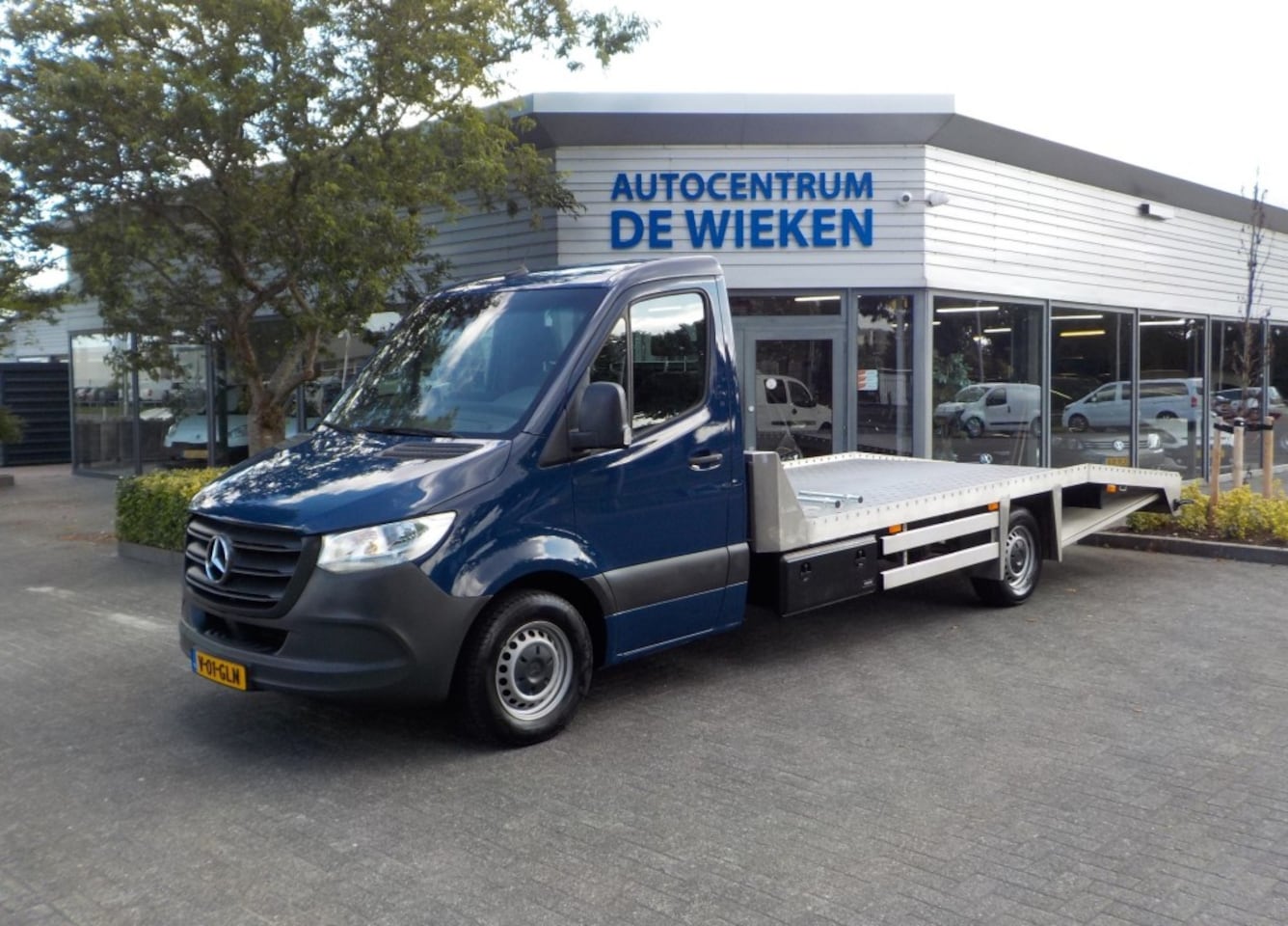 Mercedes-Benz Sprinter - 316 OPRIJWAGEN AUTOMAAT 3ZITS AIRCO CRUISE CONTROL EURO6 WEINIG KM - AutoWereld.nl