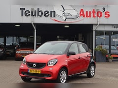 Smart Forfour - 1.0 Turbo Pure Airco, Cruise control, Automaat, Lichtmetalen wielen, Elektrische ramen