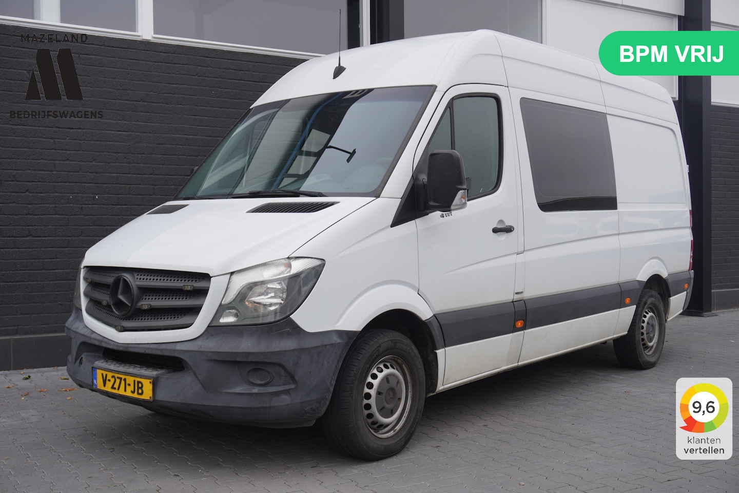 Mercedes-Benz Sprinter - 314 2.2 CDI Dubbele cabine Automaat EURO 6 - Airco - Cruise - Camera - € 17.950,- Marge - AutoWereld.nl