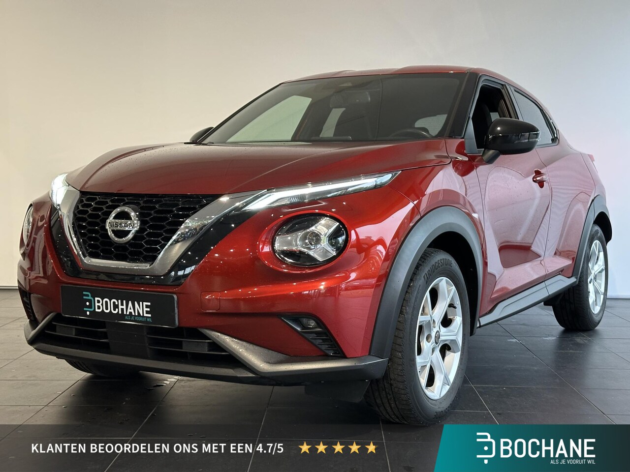 Nissan Juke - 1.0 DIG-T N-Connecta ACHTERUITRIJCAMERA | PARKEERSENSOREN ACHTER | LICHTMETALEN VELGEN - AutoWereld.nl