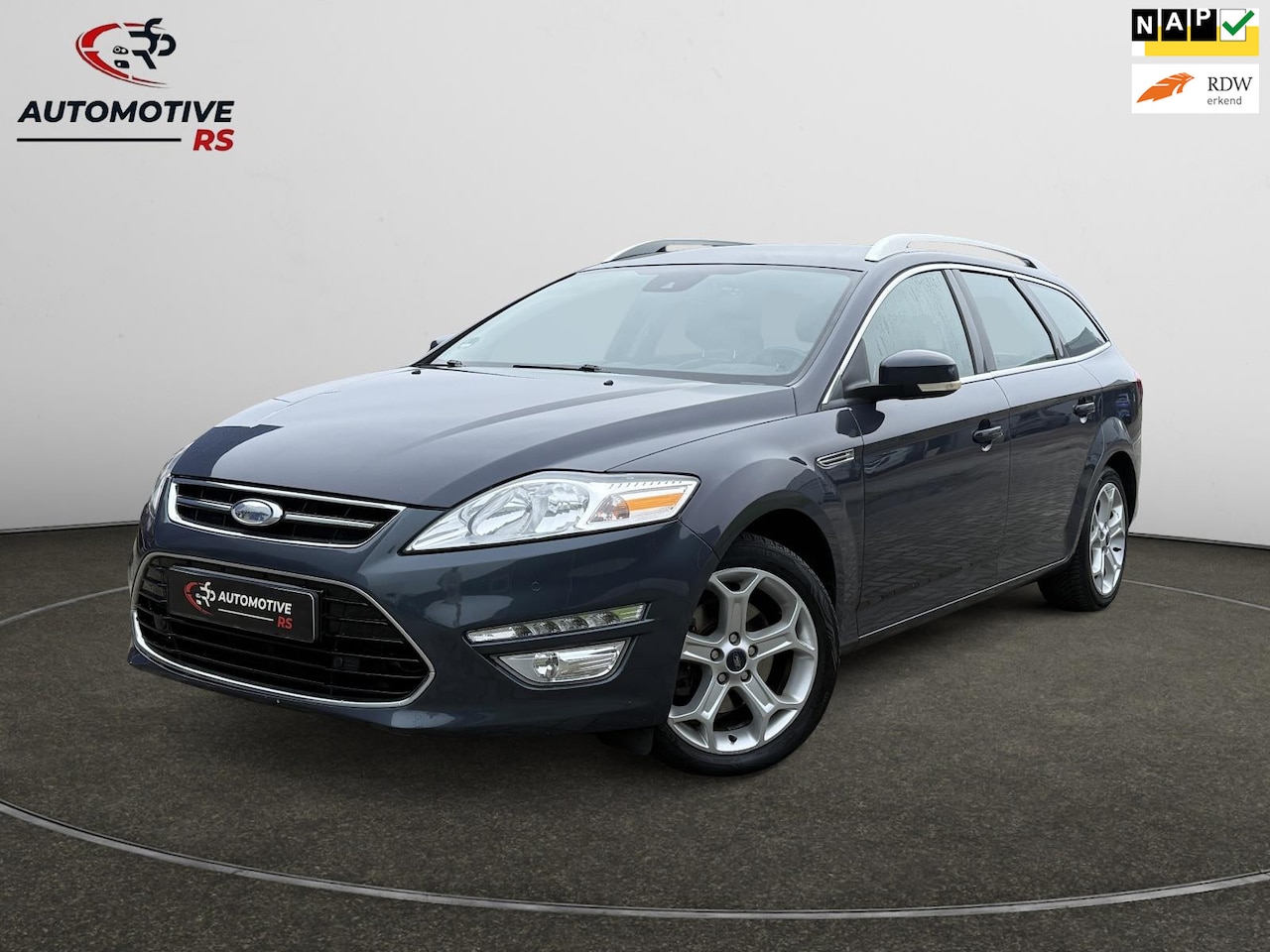 Ford Mondeo Wagon - 1.6 EcoBoost Titanium |Lane Assist Navi Cruise Control Airco Pdc V+A Trekhaak Dodehoek Cli - AutoWereld.nl