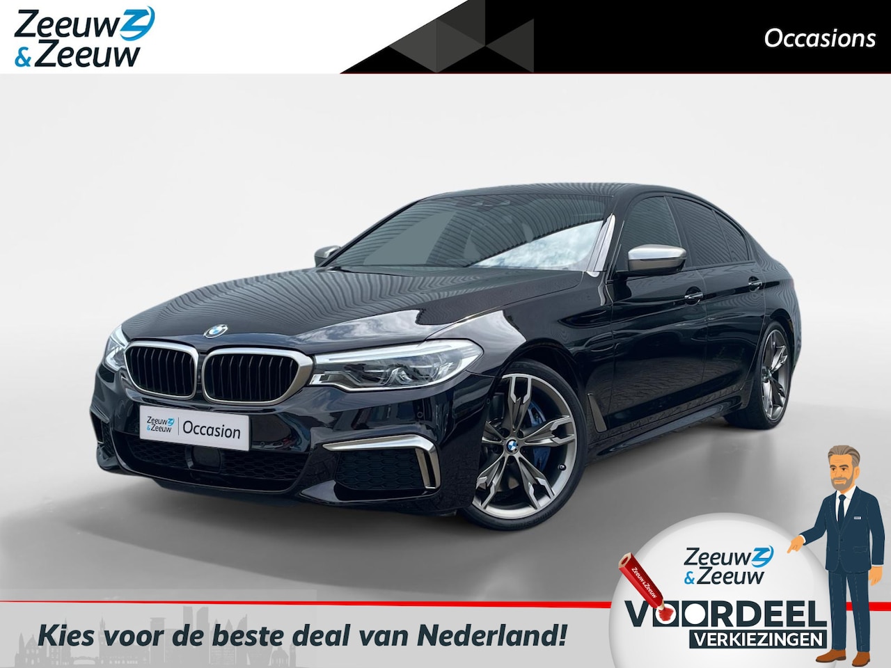 BMW 5-serie - M550i xDrive High Executive | Unieke NEDERLANDSE en zeer mooie BMW | Full options | 8 cili - AutoWereld.nl