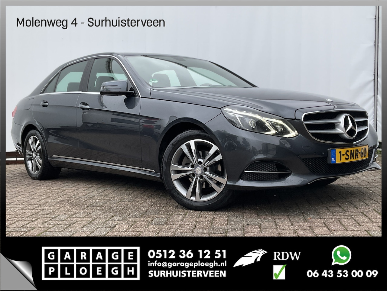 Mercedes-Benz E-klasse - 200 Ambition Avantgarde Automaat Trekhaak Nav/Cruise Led Voll.Onderhouden NL-Auto! - AutoWereld.nl