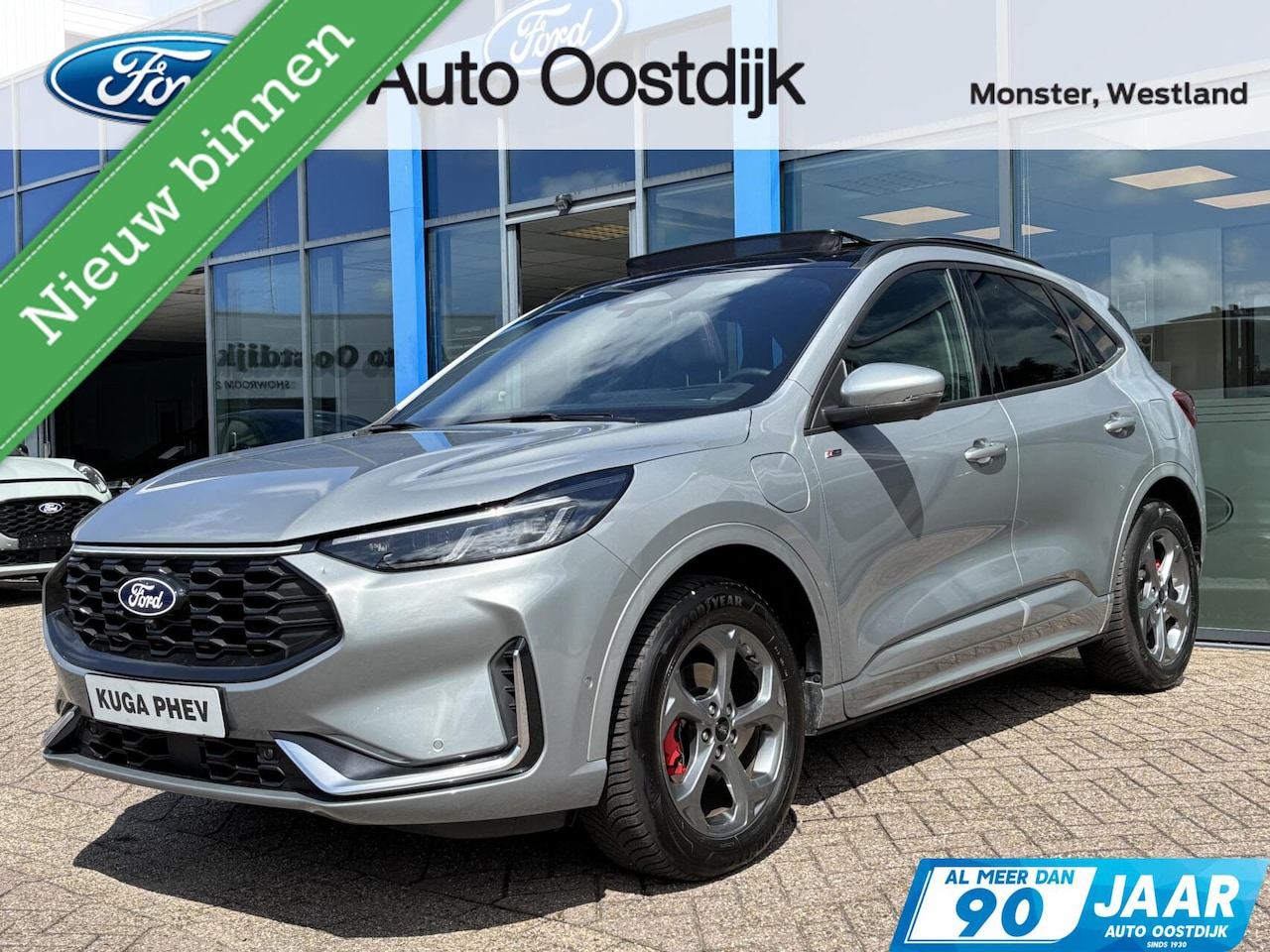 Ford Kuga - 2.5 PHEV ST-Line X 243PK Elek. Trekhaak Panodak AGR Stoelen Adaptieve Cruise 2100KG Trekge - AutoWereld.nl