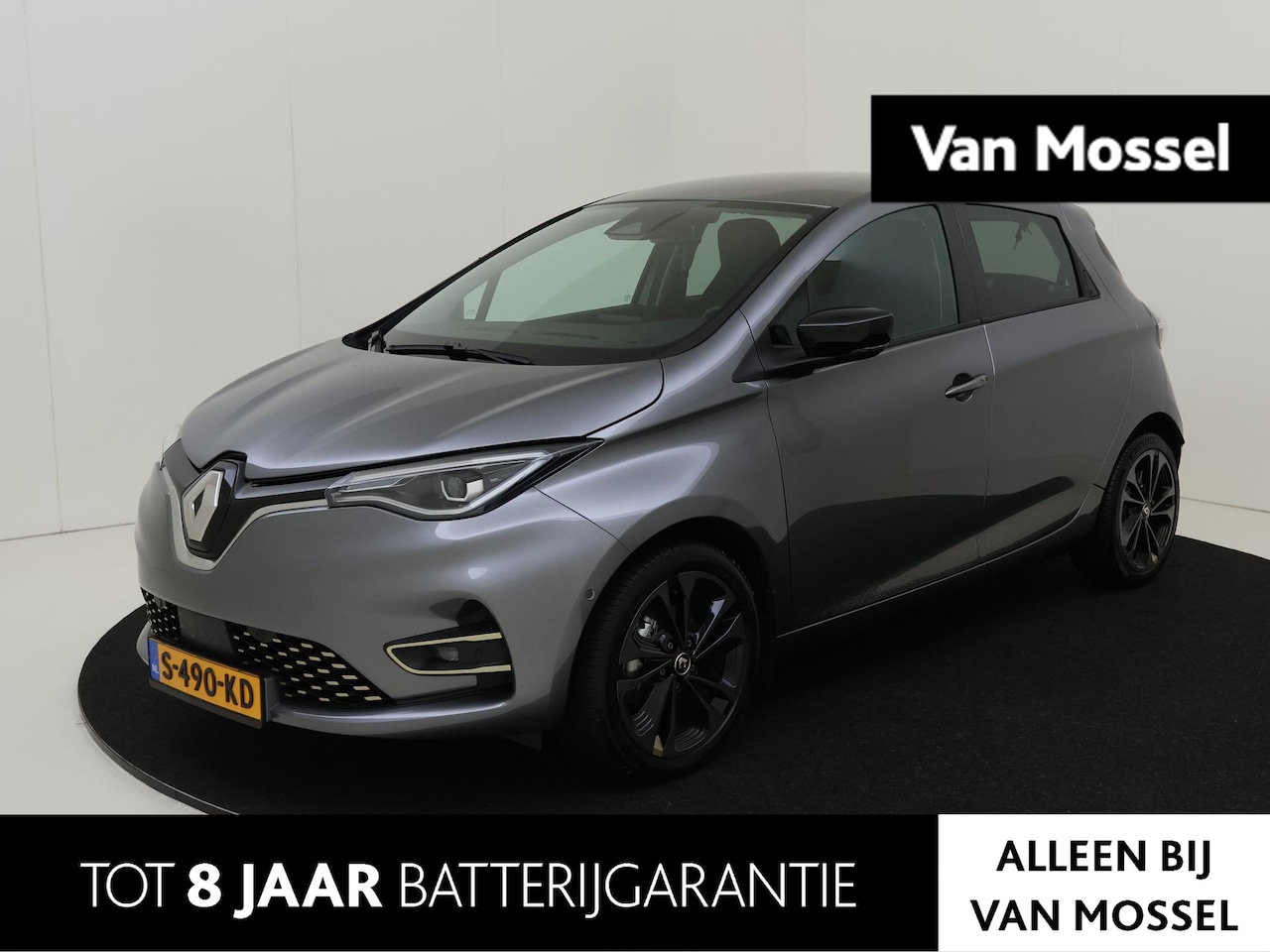 Renault Zoe - R135 Iconic 52 kWh inclusief Koopaccu | Navigatie | Lederen bekleding | Android Auto | App - AutoWereld.nl
