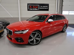 Volvo V90 - 2.0 D4 R-Design 2x R-Design Leer/Alcantara Sportstoelen Trekhaak 20 inch Sportvelgen NL-au