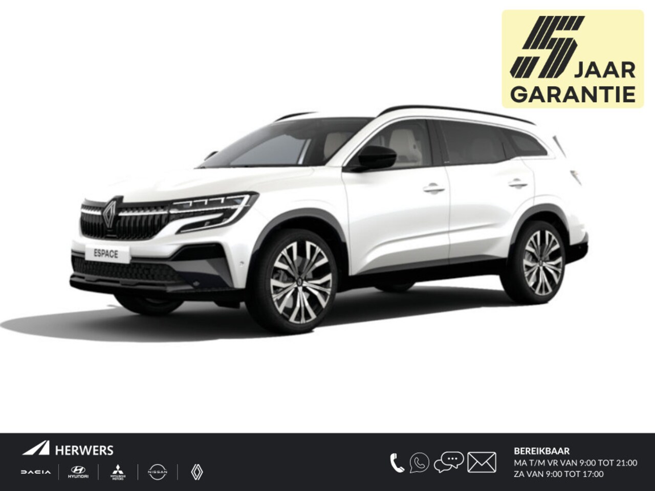 Renault Espace - E-Tech Hybrid 200PK iconic 5p. / Uit Voorraad Leverbaar / - AutoWereld.nl