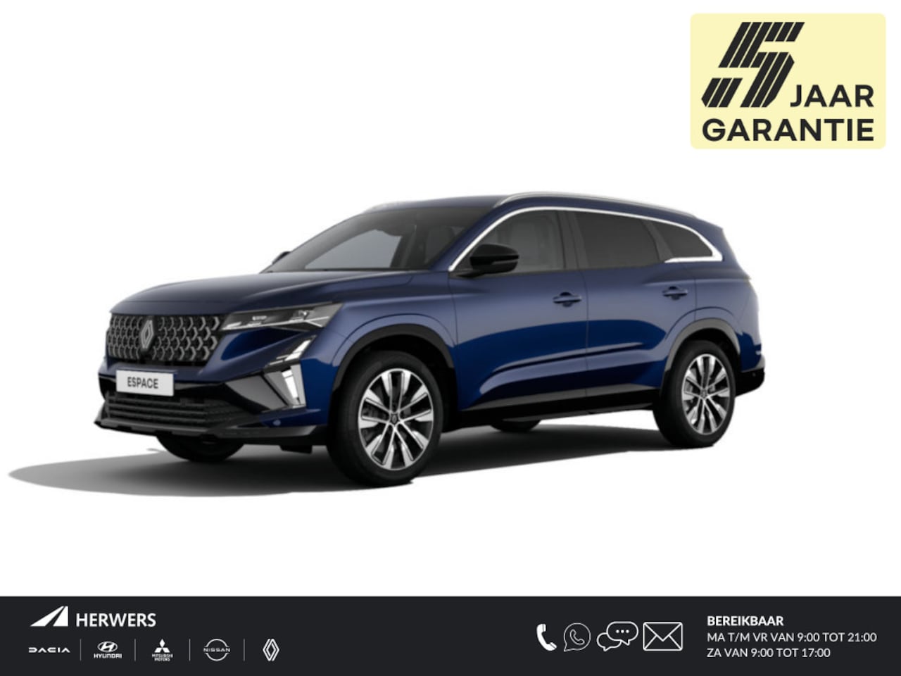 Renault Espace - E-Tech full hybrid 200 techno 7p. / Nieuw Te Bestellen / - AutoWereld.nl