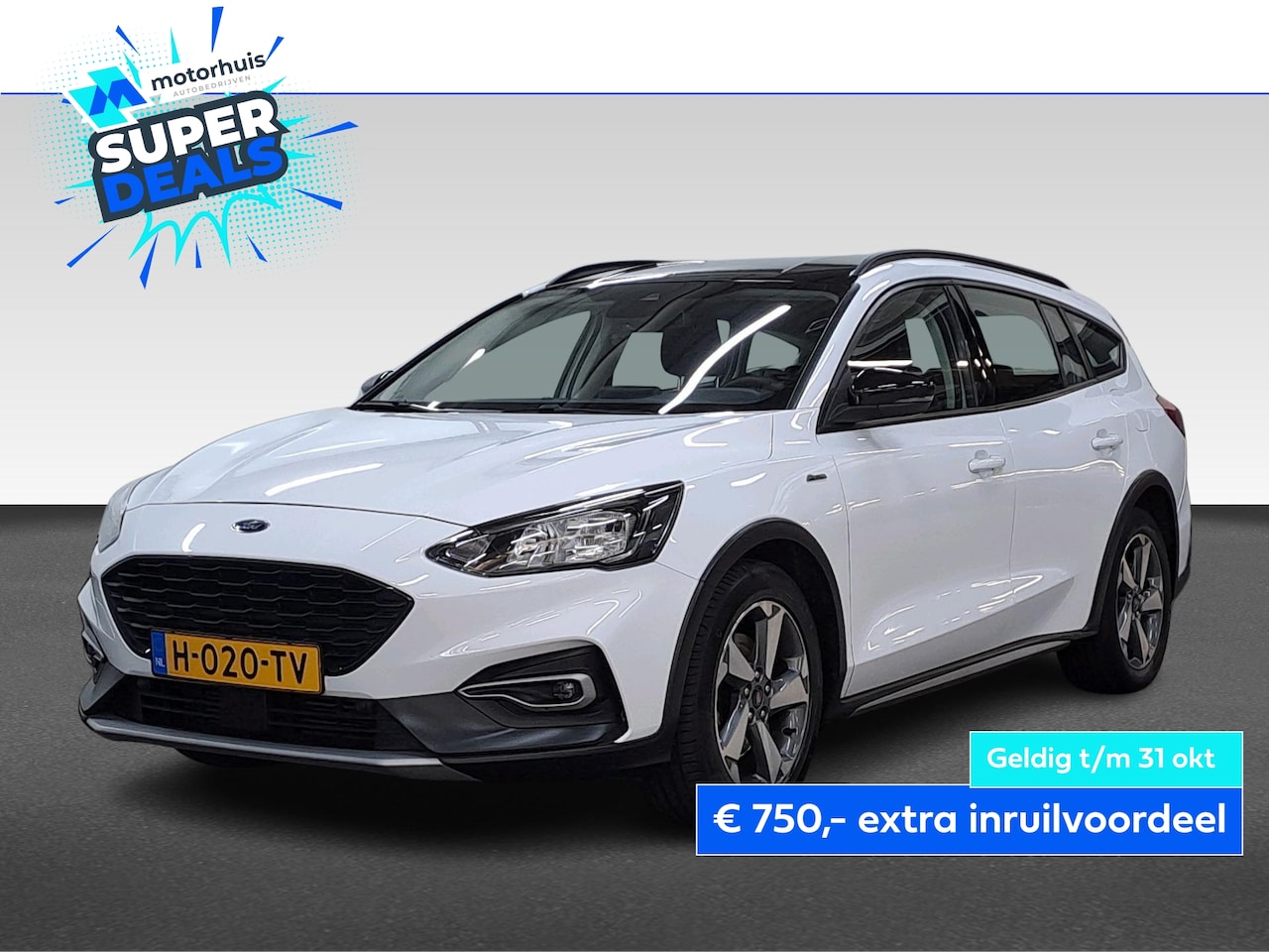 Ford Focus Wagon - 1.0 EcoBoost 125PK ACTIVE BUSINESS NAVI PDC TEL NAP - AutoWereld.nl