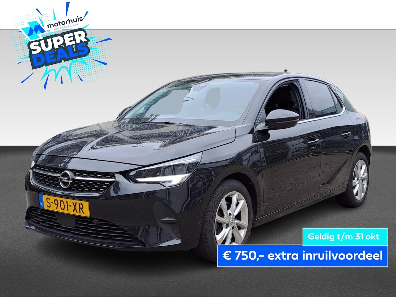 Opel Corsa - 1.2 TURBO 100PK ELEGANCE AIRCO TEL CAMERA CARPLAY LED NAP - AutoWereld.nl