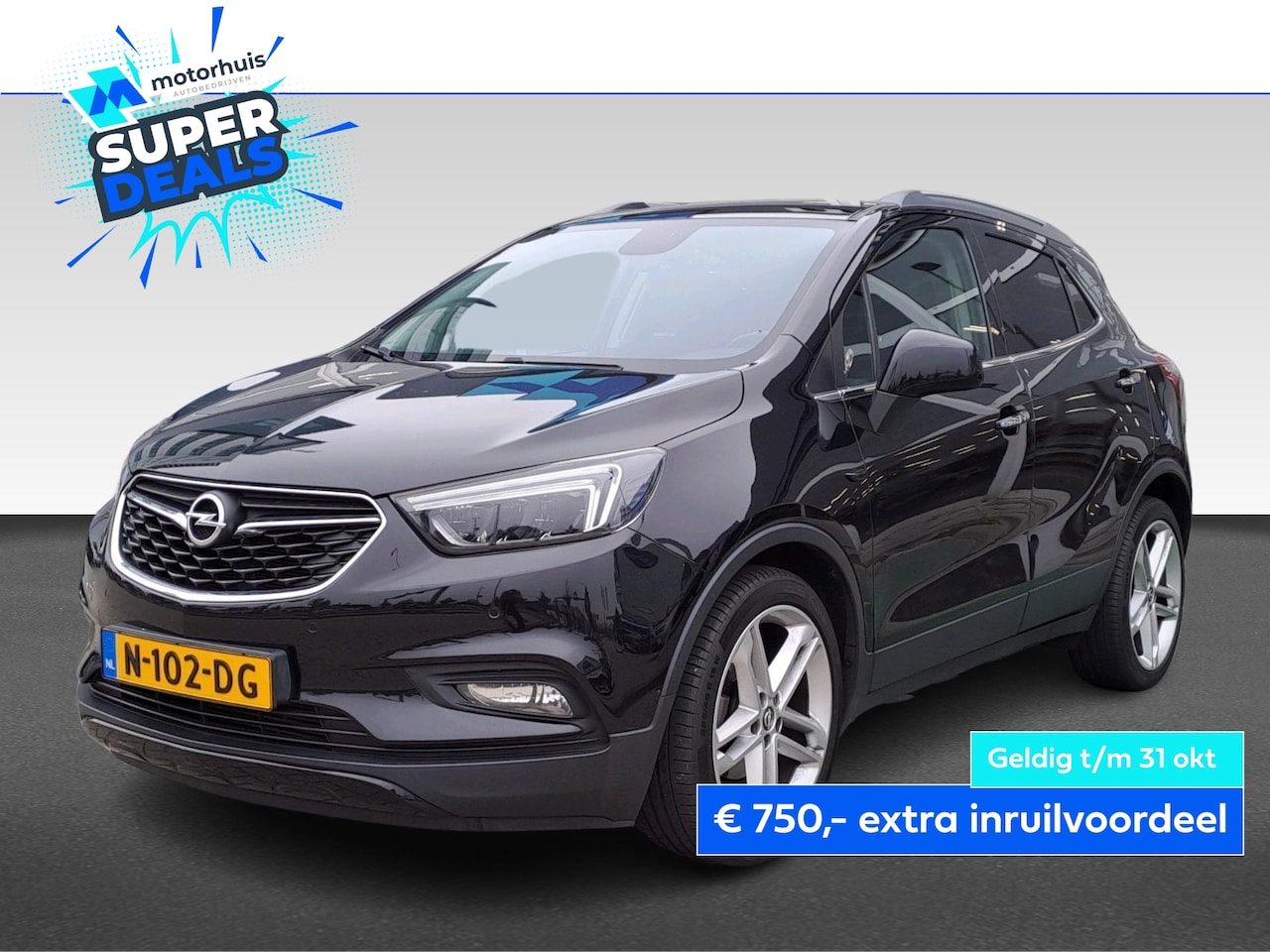 Opel Mokka X - 1.4 TURBO 140PK AUTOMAAT INNOVATION NAVI ECC FULL LED WINTERPACK 19INCH - AutoWereld.nl
