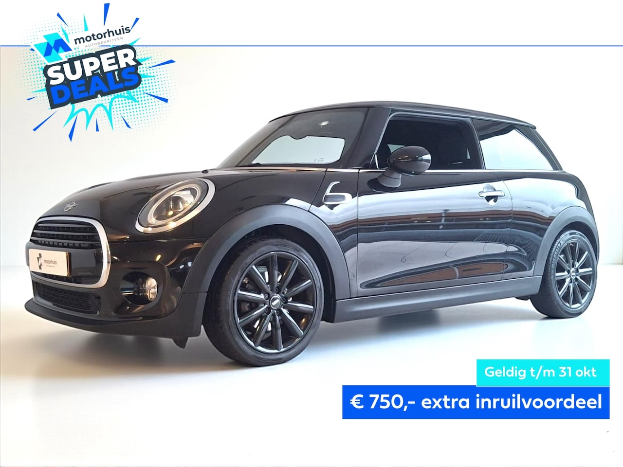 MINI Cooper - Mini 3-Deurs (f56) 1.5 136pk Chili NAVI PDC APPLE CARPLAY - AutoWereld.nl