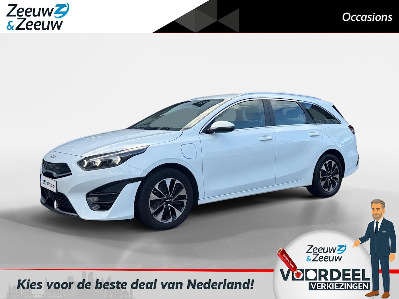 Kia Cee'd Sportswagon - Ceed 1.6 GDI PHEV DynamicPlusLine Navi | Clima | Camera | Adaptive Cruise | Stoel-/Stuurve - AutoWereld.nl
