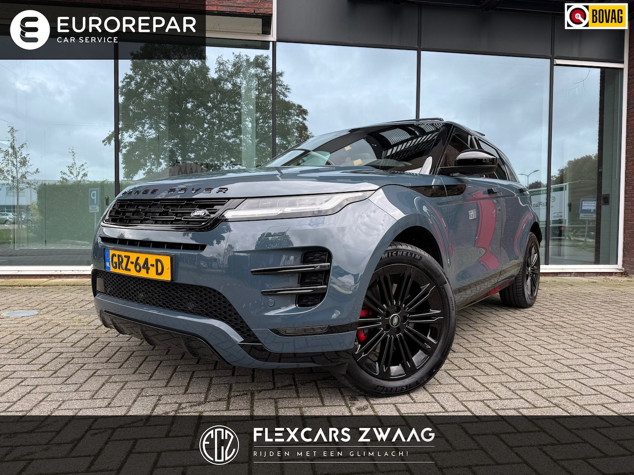 Land Rover Range Rover Evoque - 1.5 P300 PHEV AWD Dynamic HSE - Leder - Panoramadak - Blackpack - Navi - AutoWereld.nl