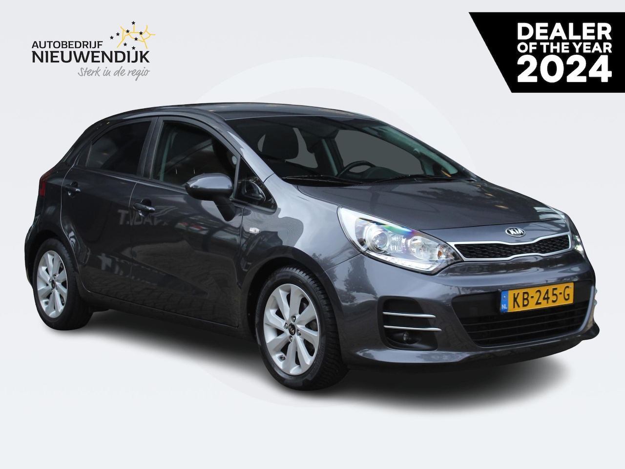 Kia Rio - 1.2 CVVT DynamicLine / NL AUTO / NAVI / AIRCO / CRUISE / PRIVACY GLASS / RADIO / MEDIA DIS - AutoWereld.nl