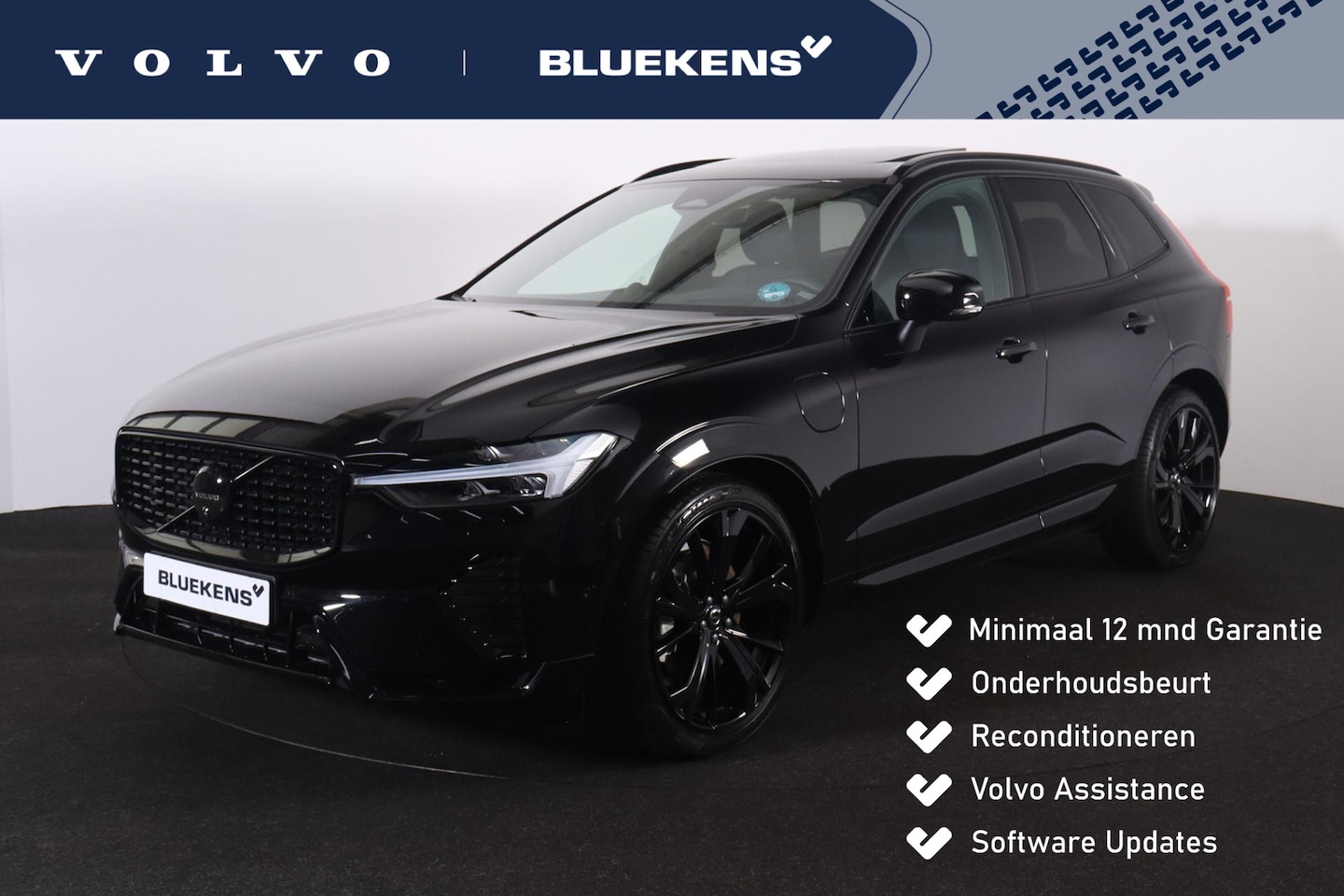 Volvo XC60 - T6 Recharge AWD Ultra Black Edition - LONG RANGE - Luchtvering - Panorama/schuifdak - Inte - AutoWereld.nl