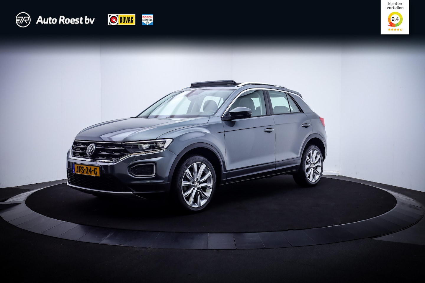 Volkswagen T-Roc - 1.5TSI Dsg STYLE SCHUIF.DAK | FULL LED | CAMERA | ACC | NAVI | CARPLAY | LANE ASSIST | ELE - AutoWereld.nl