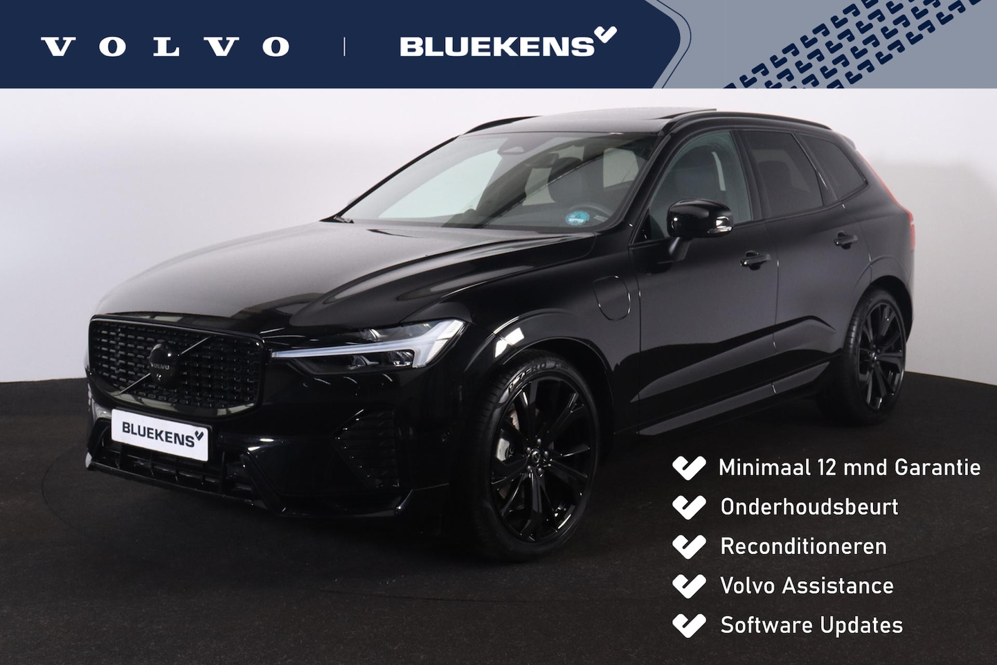Volvo XC60 - T6 Recharge AWD Ultra Black Edition - LONG RANGE - Luchtvering - Panorama/schuifdak - Inte - AutoWereld.nl