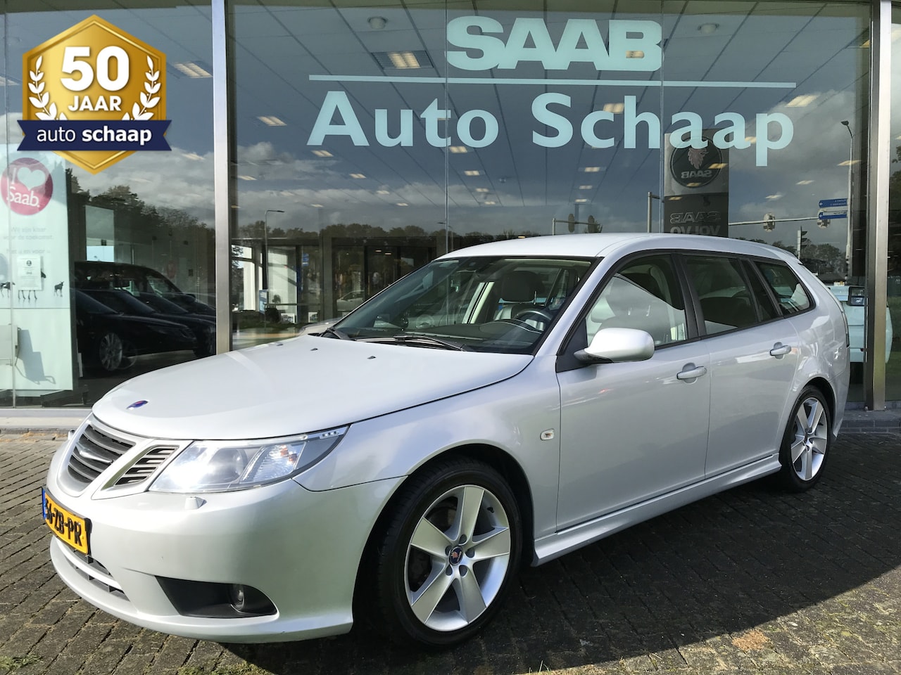 Saab 9-3 - Estate 1.8t Norden | Rijklaar incl garantie | M2008 Navigatie Trekhaak Leer Stoelverwarmin - AutoWereld.nl