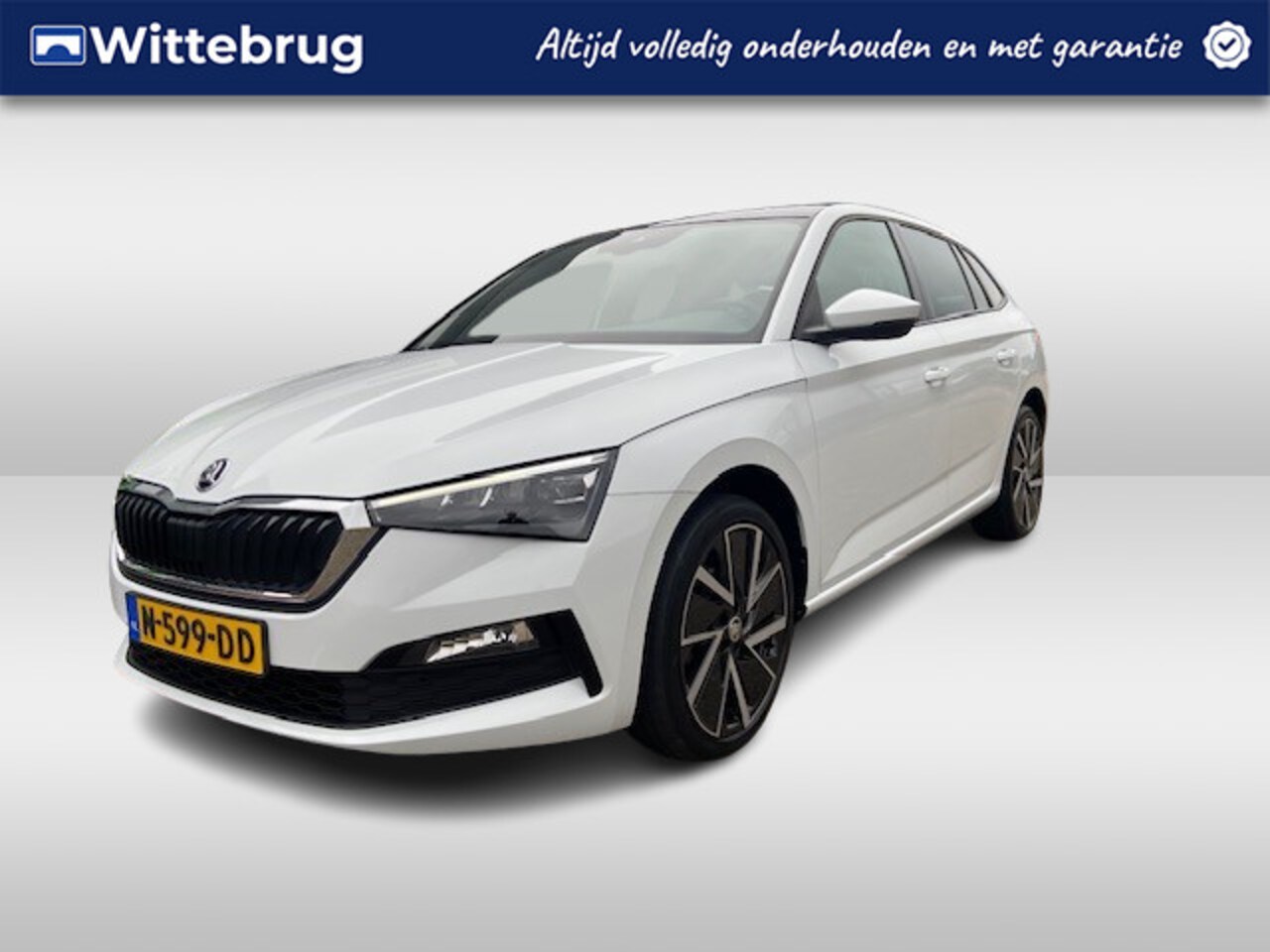 Skoda Scala - 1.0 TSI Sport Business / Pano/ LED / Navi / Clima / PDC/  Do glas / 18" - AutoWereld.nl
