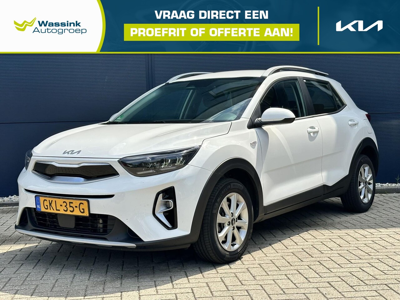 Kia Stonic - 1.0 T-GDi 100pk DynamicLine | Camera | Navigatie | Lane Keep Assist | Climate Control | Ap - AutoWereld.nl