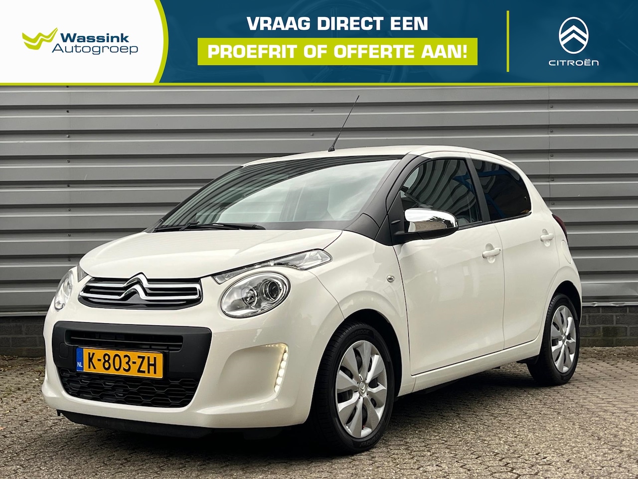 Citroën C1 - 1.0 VTi 5DRS Feel I Pack Comfort I Airco | Bluetooth | Multifunctioneel Stuurwiel | - AutoWereld.nl
