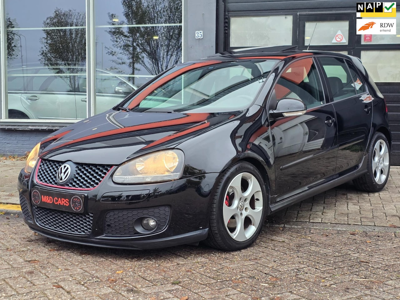 Volkswagen Golf - 2.0 TFSI GTI 60 AIRCO/1STE EIG/NAP/SCHUIFDAK/6 BAK/ LEER - AutoWereld.nl