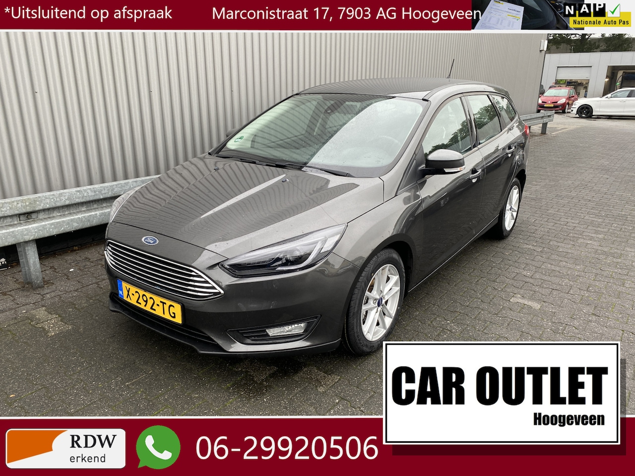 Ford Focus Wagon - 1.0 Lease Edition 120Dkm. Clima, CC, LM & Nieuwe APK – Inruil Mogelijk – - AutoWereld.nl