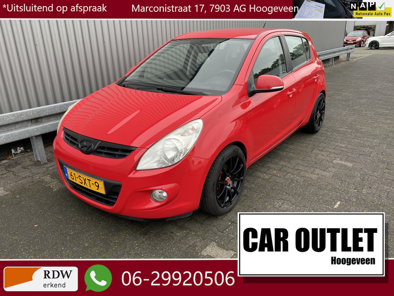 Hyundai i20 - 1.2i i-Motion 157Dkm.NAP, 5-Drs, A/C, Multimediasysteem, LM & Nieuwe APK – Inruil Mogelijk - AutoWereld.nl