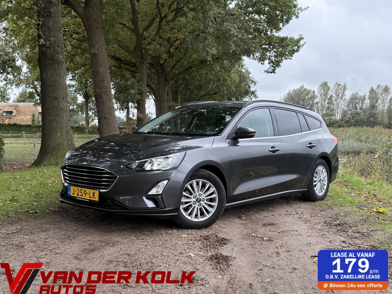 Ford Focus Wagon - 1.0 EcoBoost Hybrid Titanium Navi Climate Cruise Camera - AutoWereld.nl