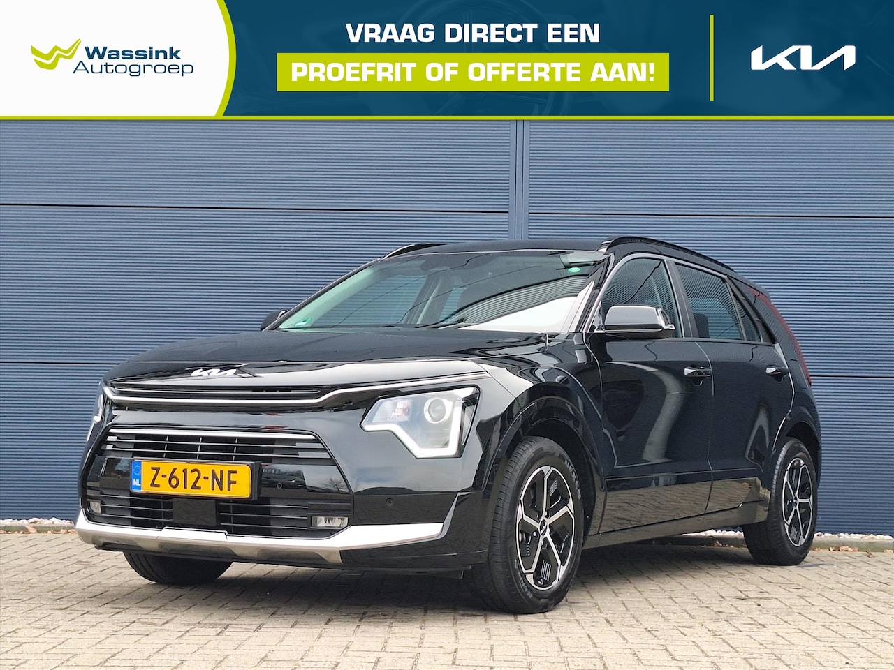 Kia Niro - 1.6 GDi Hybrid 141pk DCT6 DynamicLine Nieuw Model NL Auto I Adaptieve Cruise I Half Leer I - AutoWereld.nl