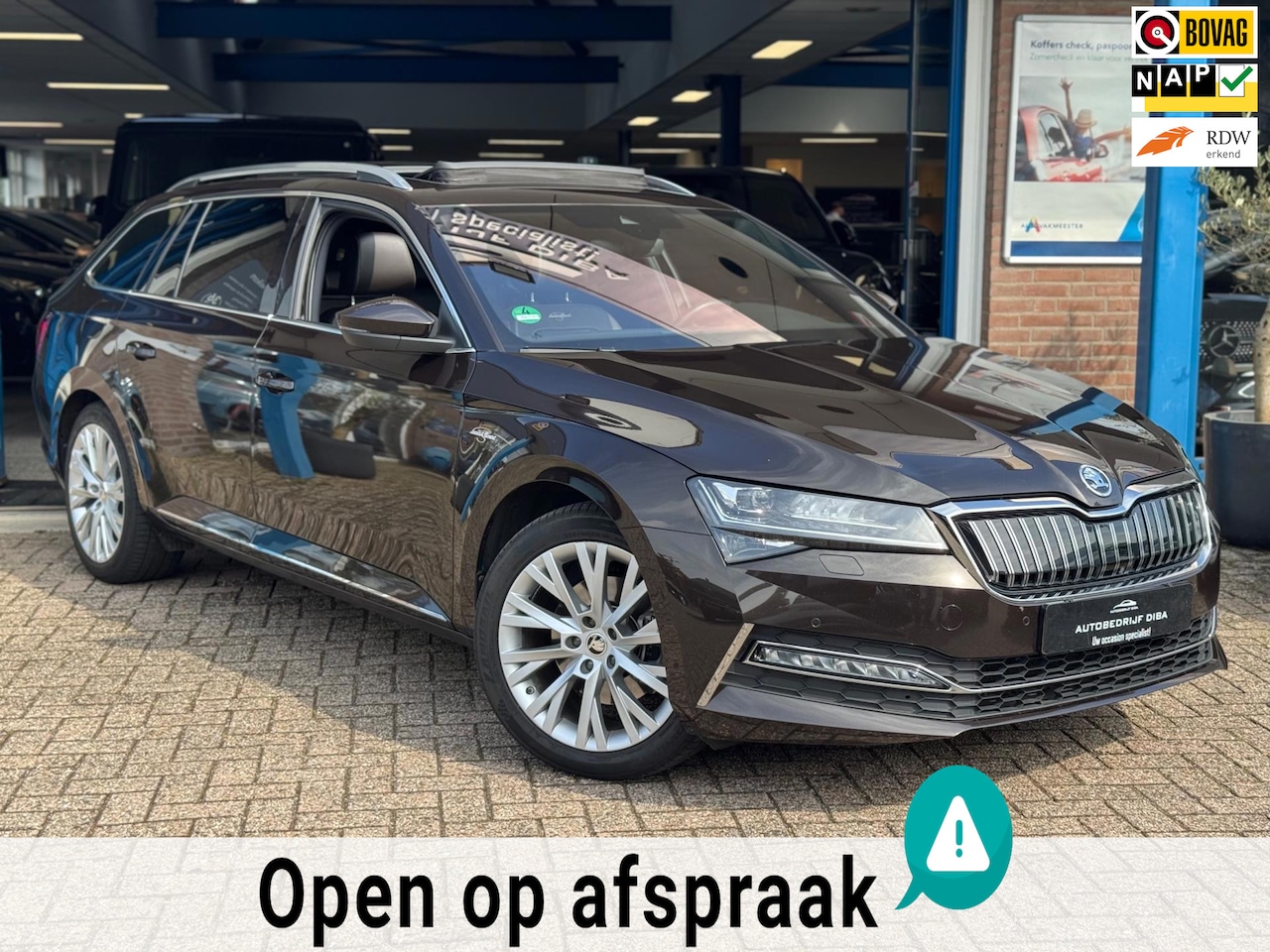 Skoda Superb Combi - 1.4 TSI iV Sportline Business 2021 Full! - AutoWereld.nl