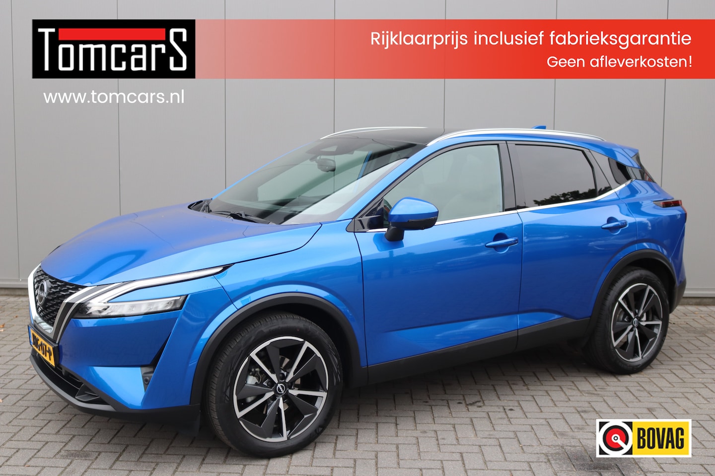 Nissan Qashqai - 1.3DIG-T 140PK Hybrid Tekna Pano-dak/Navigatie/Keyfree/Elektr.-klep - AutoWereld.nl
