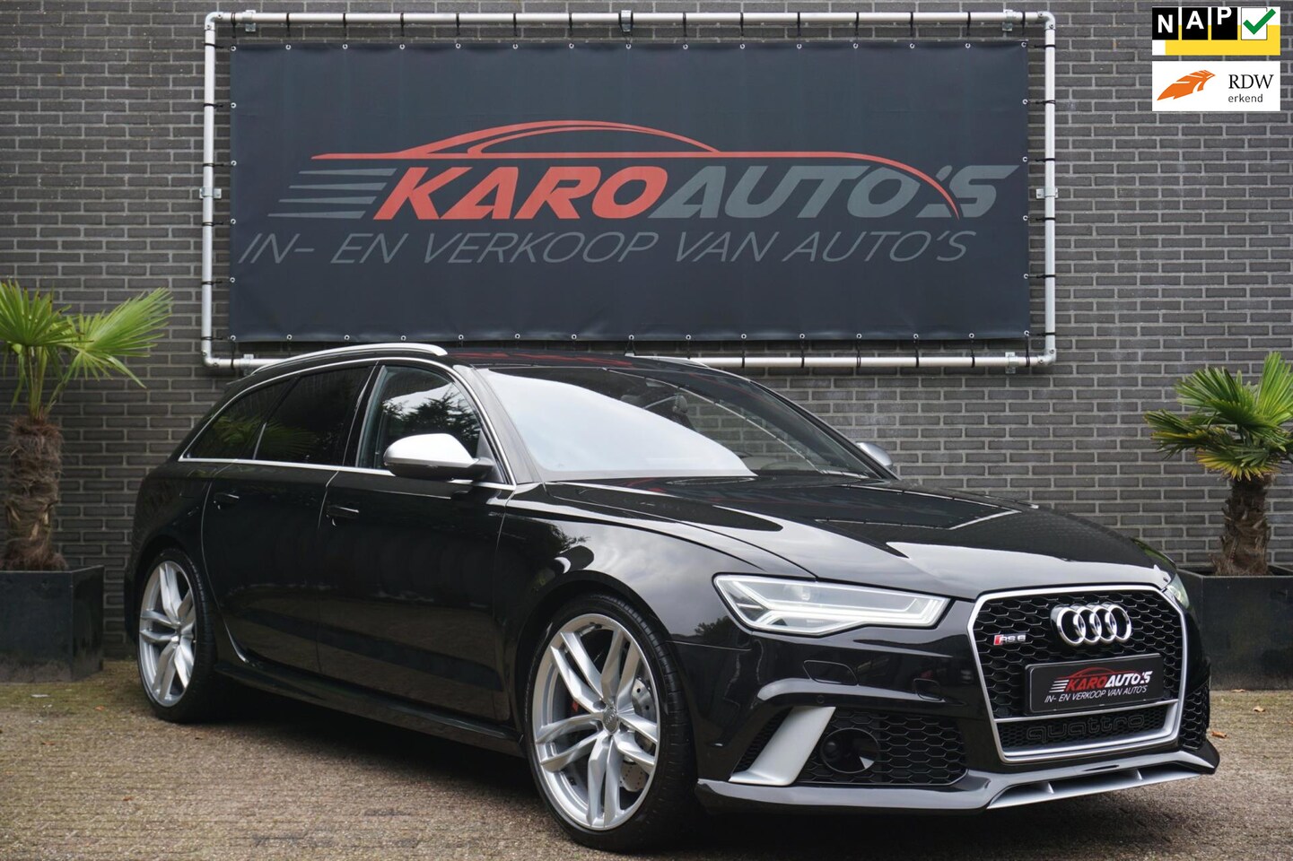 Audi RS6 - 4.0 TFSI Quattro HUD ACC Matrix Bose Camera Led 21" - AutoWereld.nl