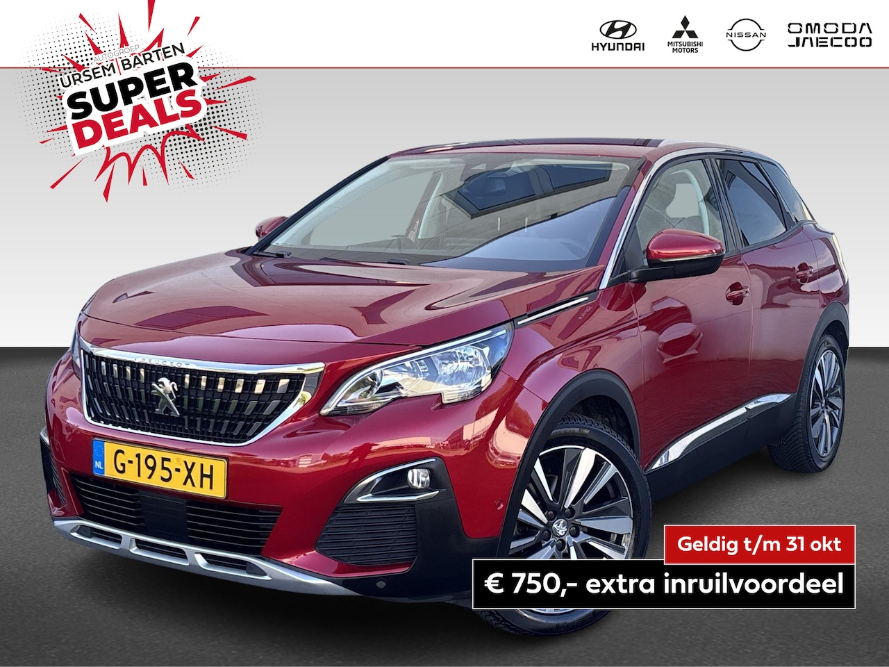 Peugeot 3008 - 1.2 PureTech Blue Lease Premium  | automaat | navigatie | 19" velgen | trekhaak - AutoWereld.nl