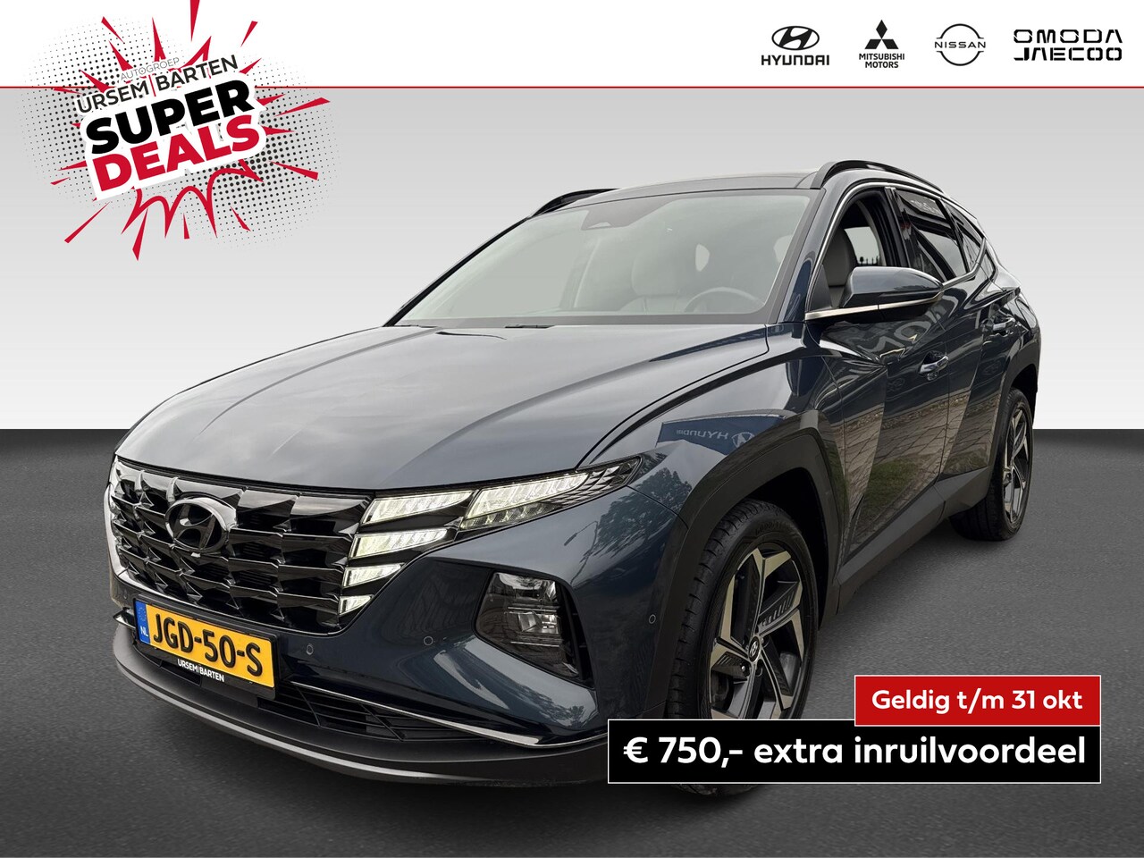 Hyundai Tucson - 1.6 T-GDI HEV Premium Sky KEURIGE STAAT! - AutoWereld.nl