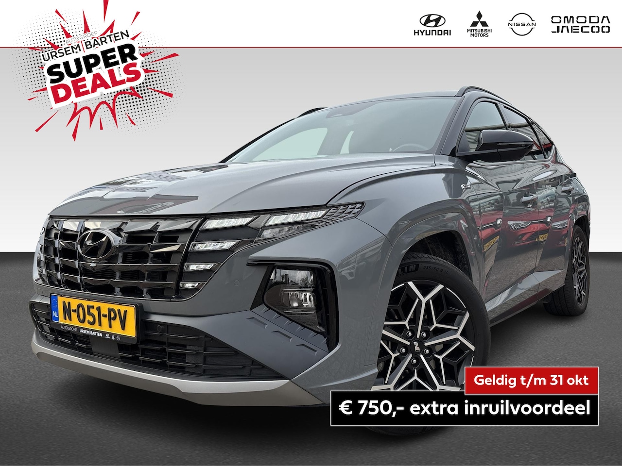 Hyundai Tucson - 1.6 T-GDI PHEV N Line 4WD 1.6 T-GDI PHEV N Line 4WD - AutoWereld.nl