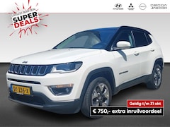 Jeep Compass - 1.4 MultiAir Limited 4x4 | 170PK | Automaat | 4WD | zwart dak | halfleder | xenon | blind