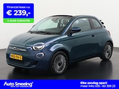 Fiat 500e - Cabrio La Prima 42 kWh | Navigatie | Apple Carplay | Parkeersensor | Zondag Open