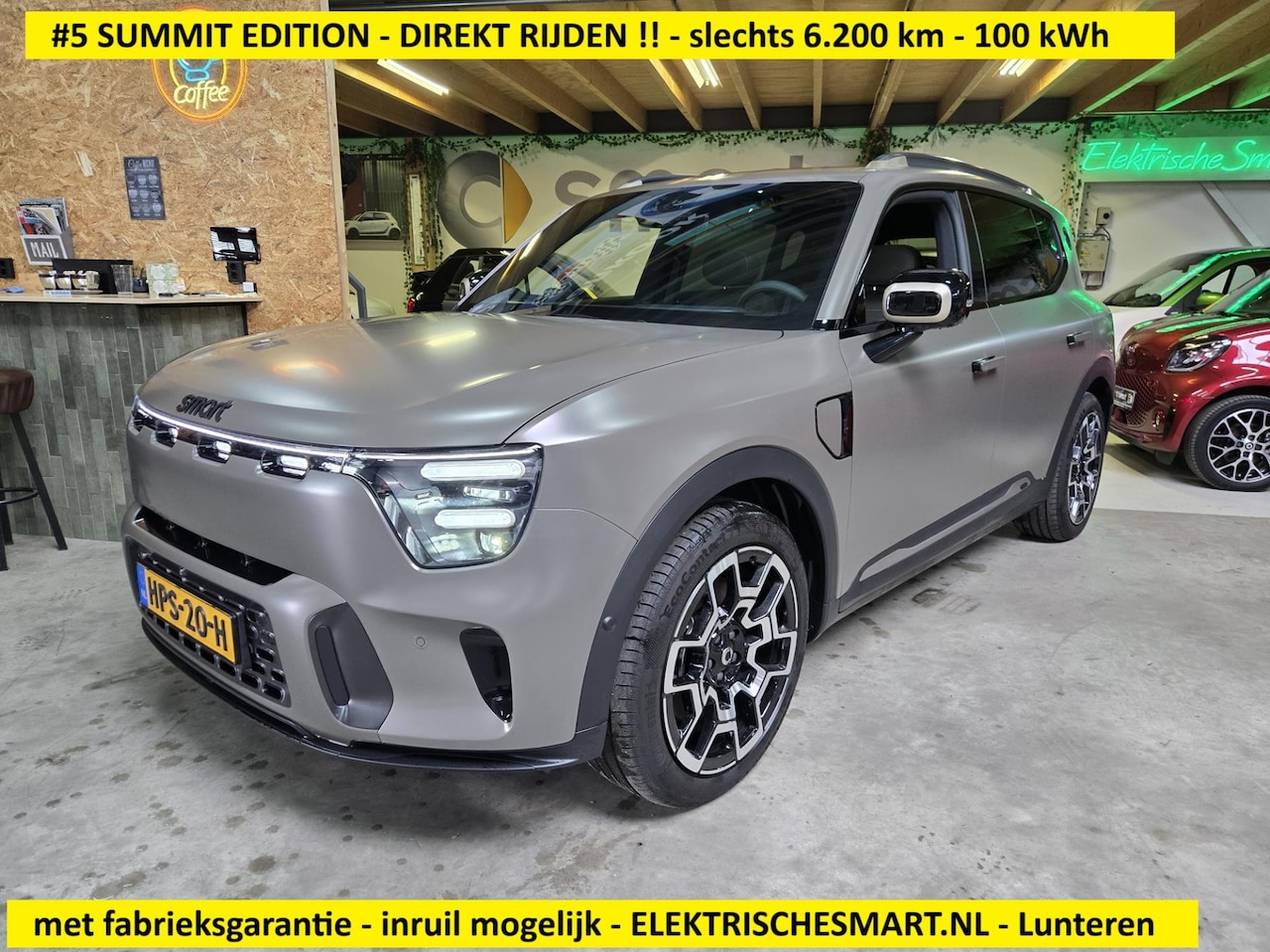 Smart #5 - Summit Edition 100 kWh - direct rijden ! - slechts 6.200 km - ruim 3 maanden jong ! - AutoWereld.nl