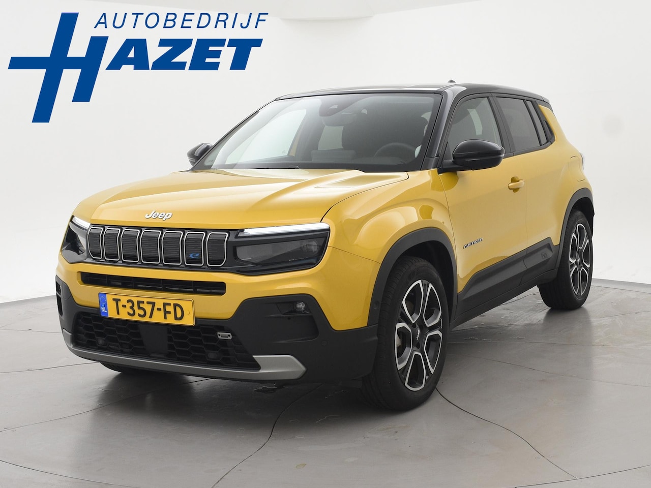 Jeep Avenger - SUMMIT 54 kWh SUN YELLOW TWO-TONE + BREEDBEELD APPLE CARPLAY | CAMERA | ADAPTIVE CRUISE CO - AutoWereld.nl