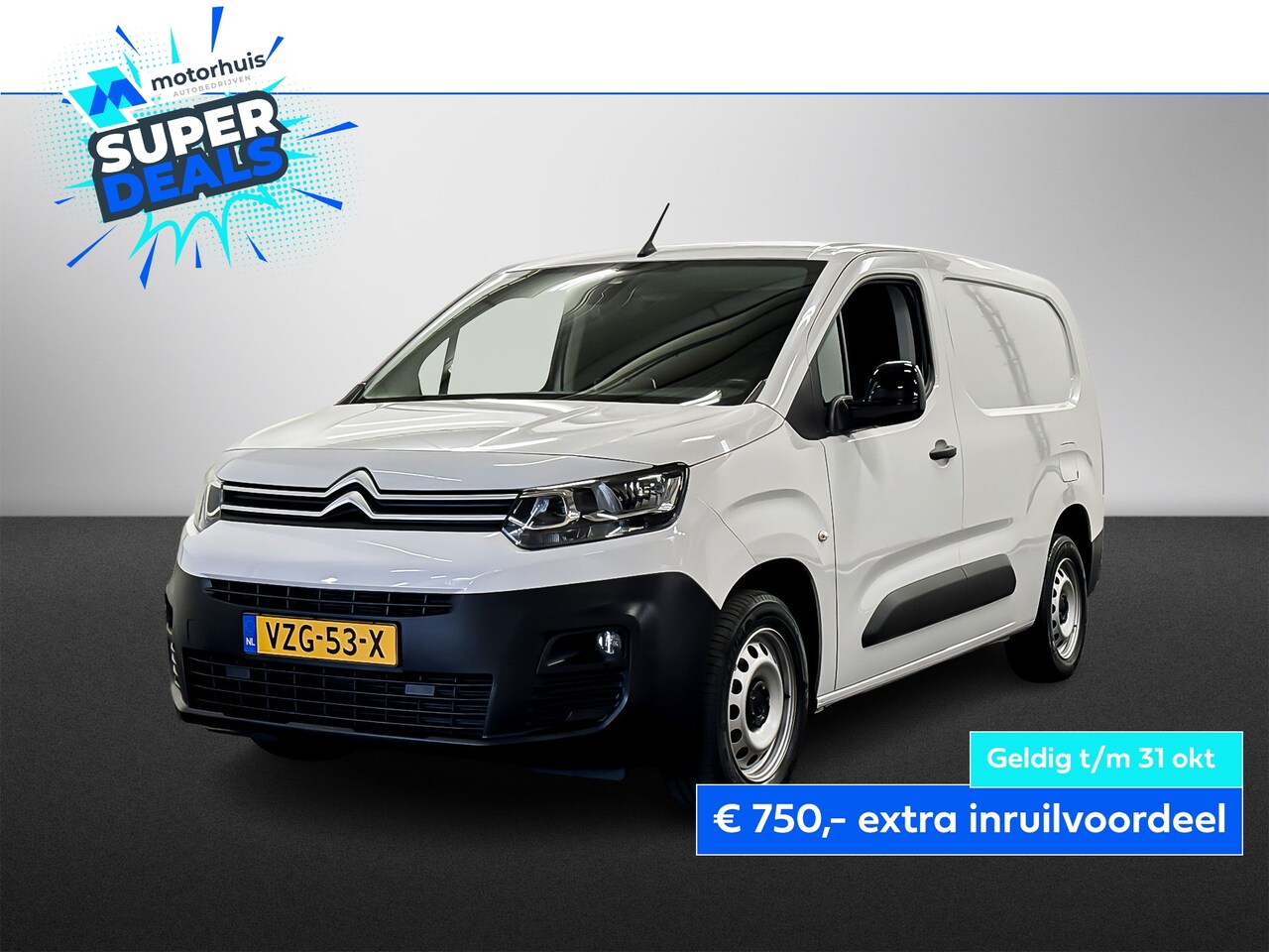 Citroën Berlingo XL - Van 1.5 BlueHDi 100PK L2H1 CLUB NAVI PDC CRUISE CAMERA BETIMMERING NAP - AutoWereld.nl