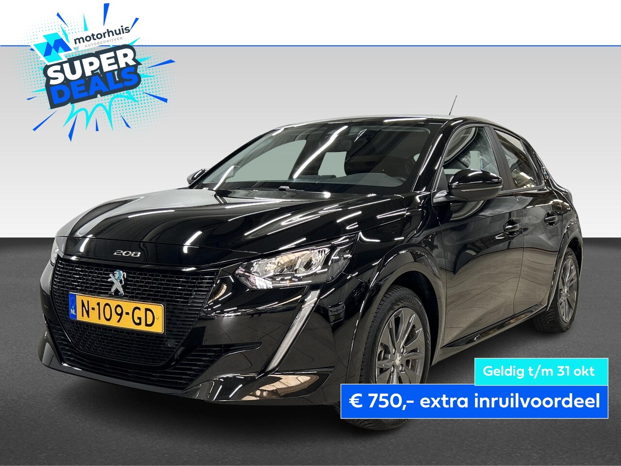Peugeot e-208 - EV 50KWH 136PK ACTIVE PACK CARPLAY TEL CRUISE LM NAP - AutoWereld.nl