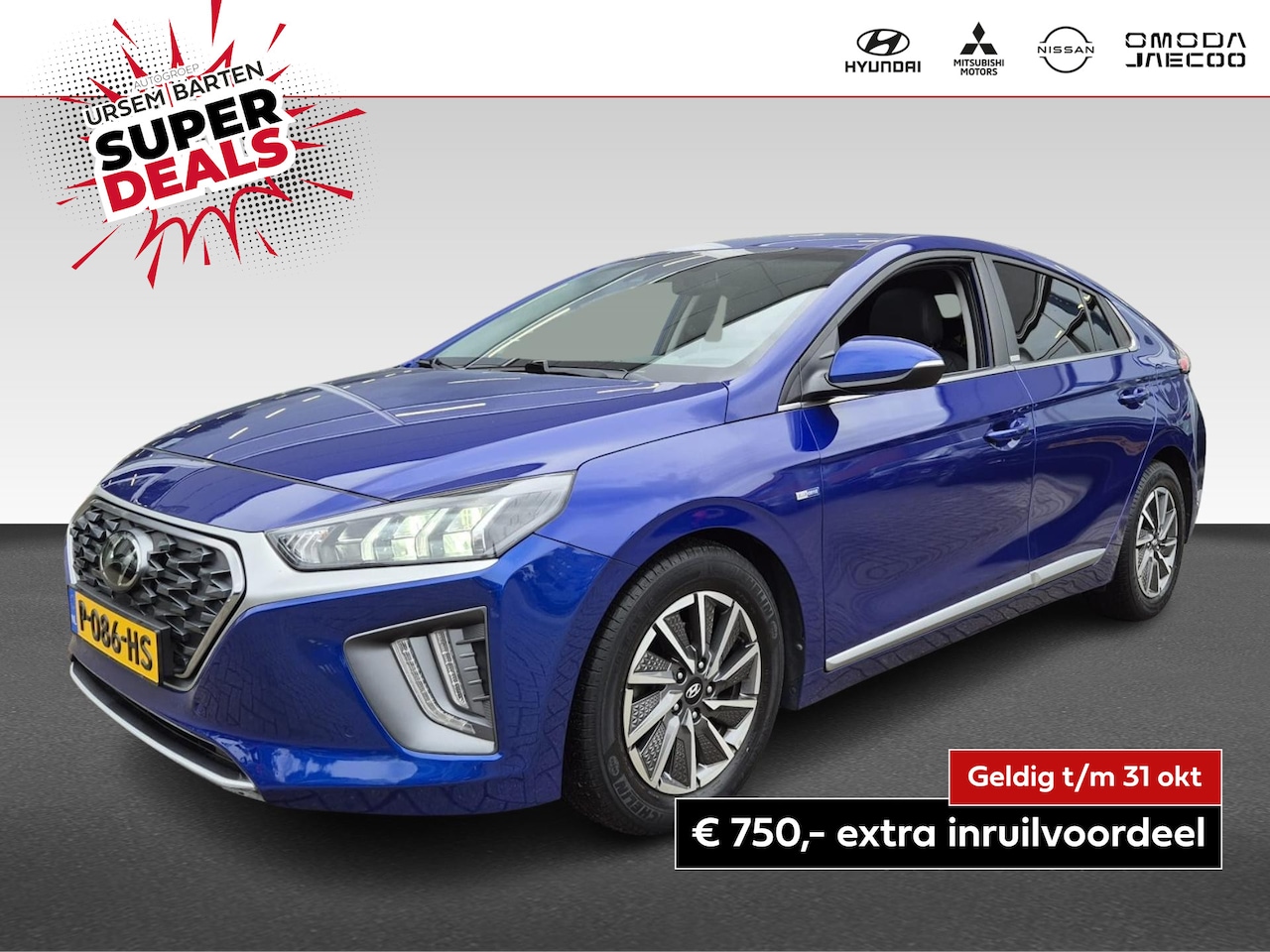 Hyundai IONIQ - 1.6 GDi Premium - Plus Sky 1.6 GDi Premium - Plus Sky - AutoWereld.nl