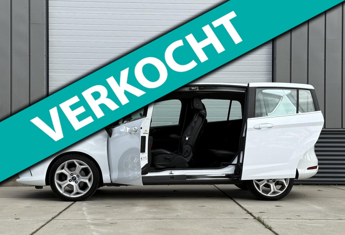 Ford B-Max - 1.6 TI-VCT Titanium - Zwart leer - Navigatie - Dealer onderhouden! - AutoWereld.nl