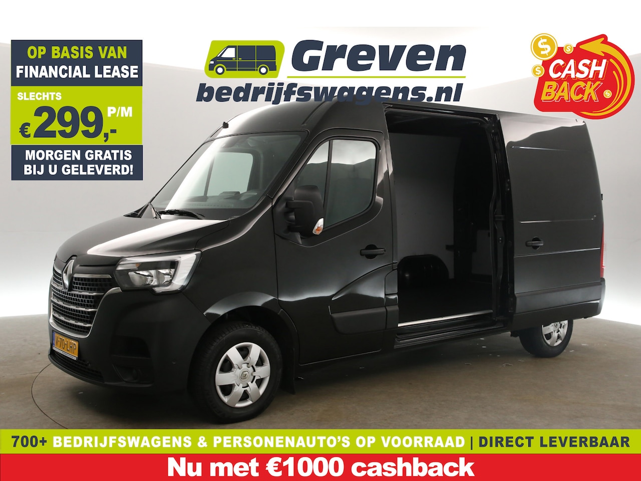 Renault Master - 2.3 dCi 150PK L2H2 | Clima | Camera | Cruise | Trekh. | 2xSchuifdeur | 3-Zits | Parkeersen - AutoWereld.nl