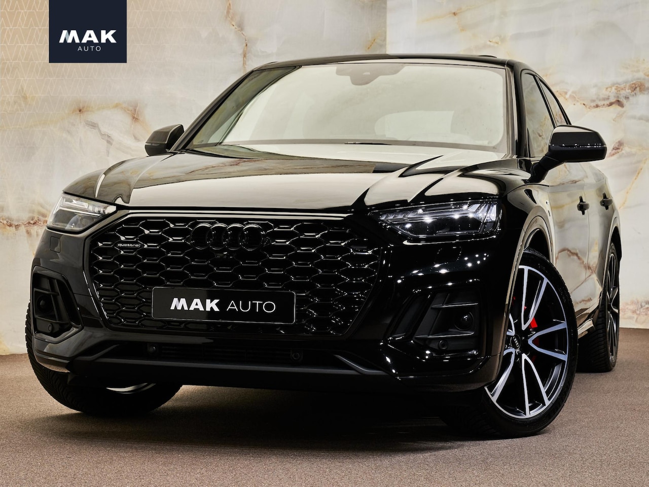 Audi Q5 Sportback - 55 TFSI e S edition 55 TFSI e S Edition, luchtv., carbon, B&O, pano, 21", matrix-LED, topview, NP87k - AutoWereld.nl