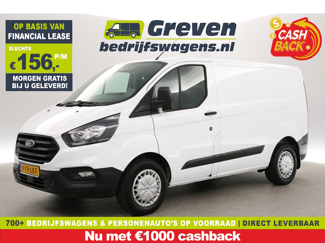 Ford Transit Custom - 280 2.0 TDCI L1H1 | 3 Persoons | Parkeersensoren | Elektrpakket | Schuifdeur - AutoWereld.nl