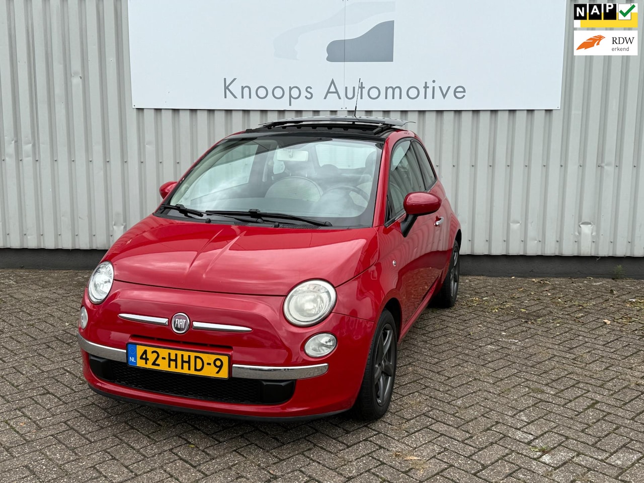 Fiat 500 - 1.2 Lounge 1.2 Lounge, Automaat, Airco, Open dak - AutoWereld.nl